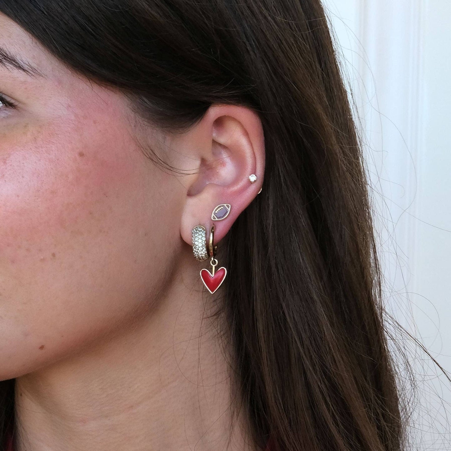 Football Game Stud Earrings