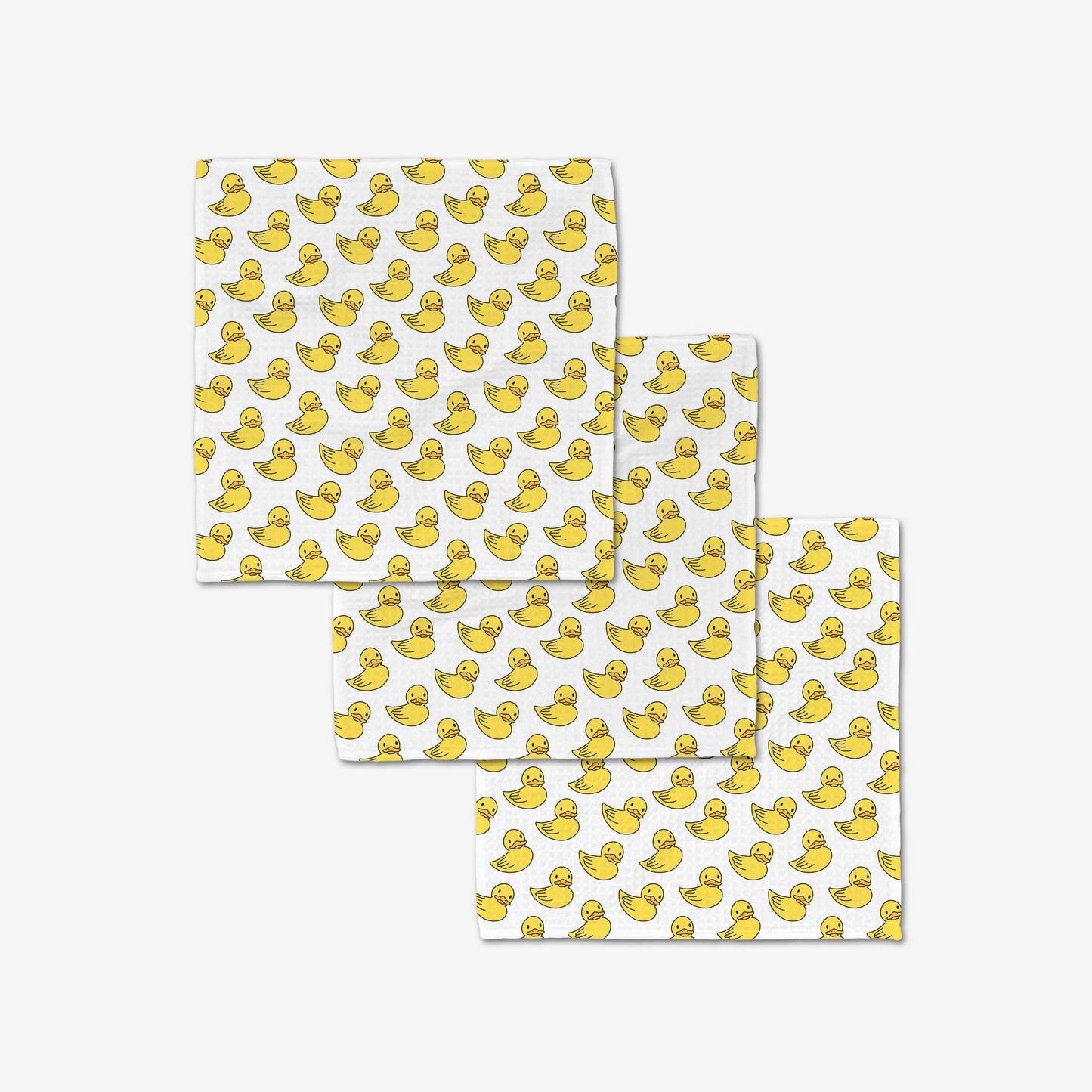 Geometry Duckies Washcloth Set