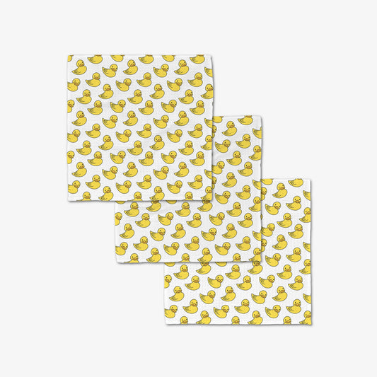 Geometry Duckies Washcloth Set