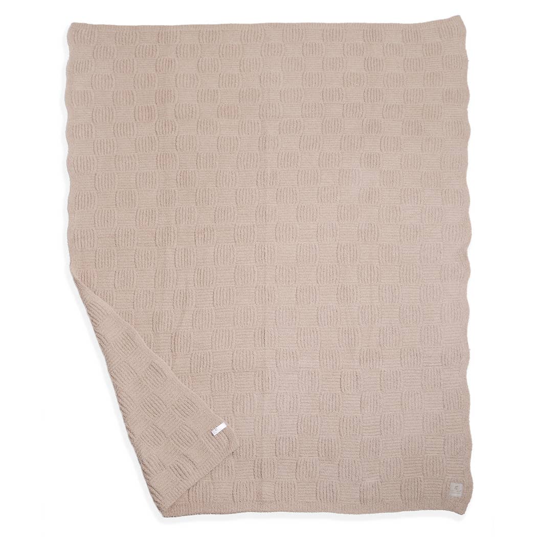 Solid Color Knit Cozy Soft Throw Blanket