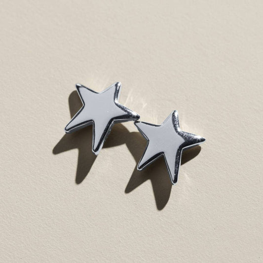 Silver Superstar Studs