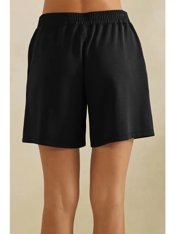 Black Modal Shorts