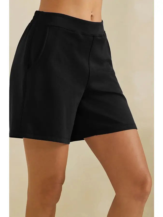 Black Modal Shorts