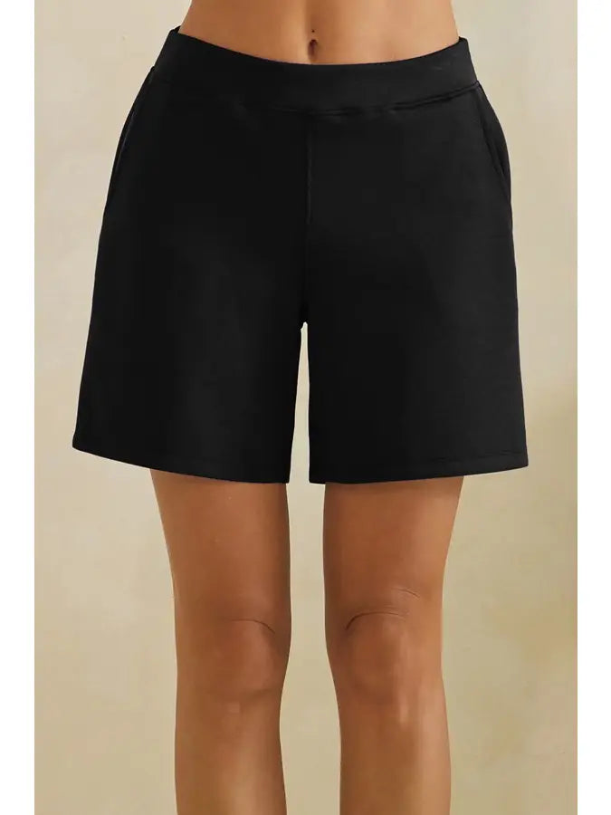 Black Modal Shorts