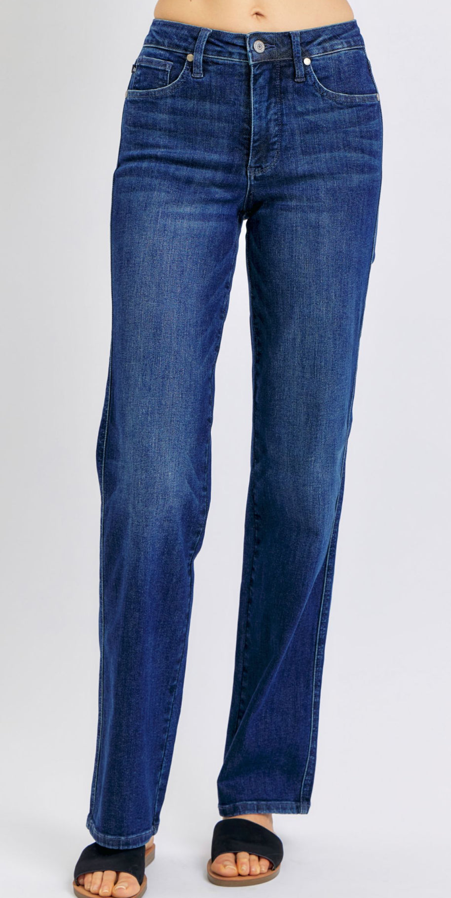 Judy Blue Straight Tummy Control Jeans - Plus