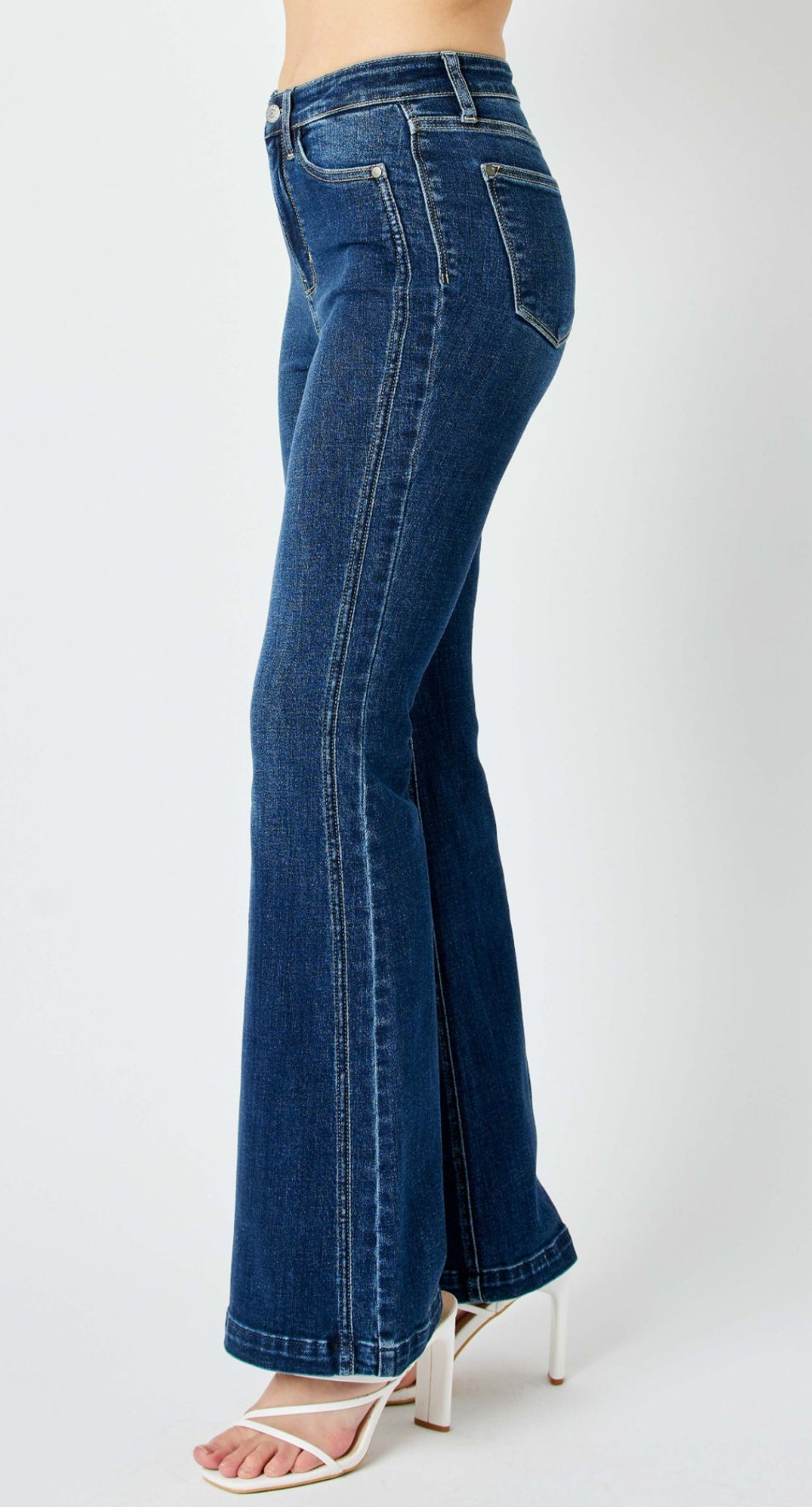 Judy Blue High Waist Detail Flare