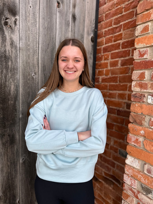 Light Blue Crewneck UltraComfy Sweatshirt