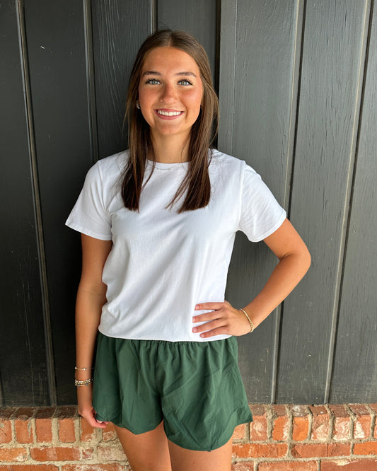 Hunter Green Breeze Flutter Short