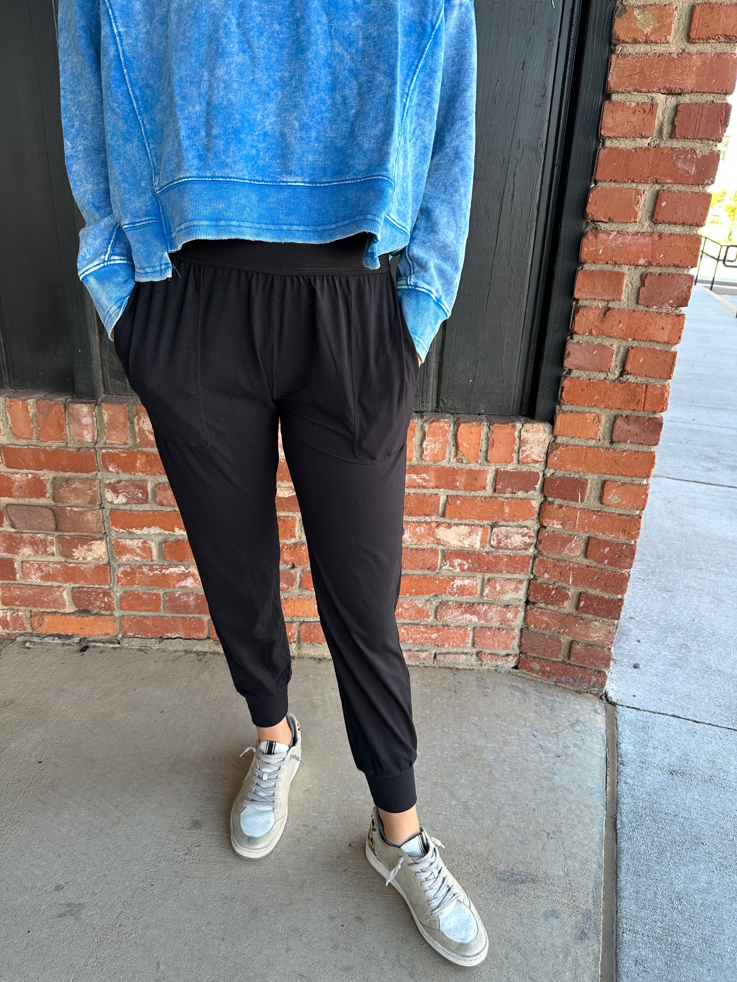 Black Butter soft jogger pants