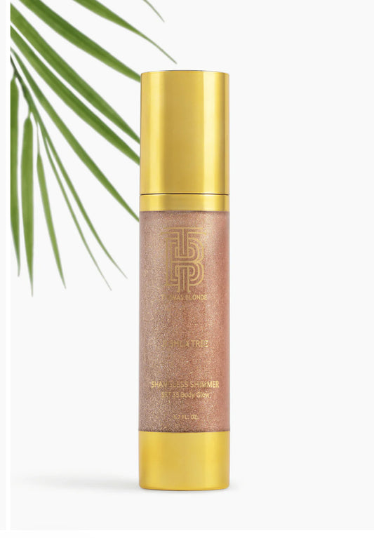 "Shameless Shimmer' Body Glow Sunscreen Joshua Tree