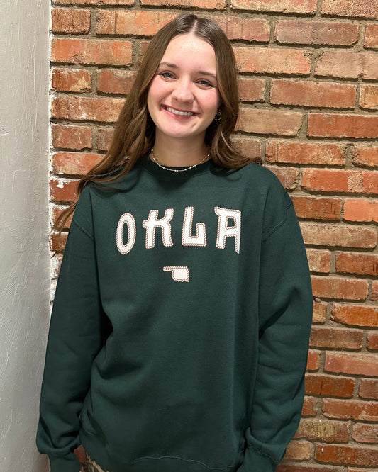 Hunter Green OKLA Sweatshirt