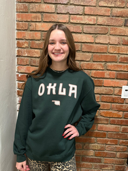 Hunter Green OKLA Sweatshirt