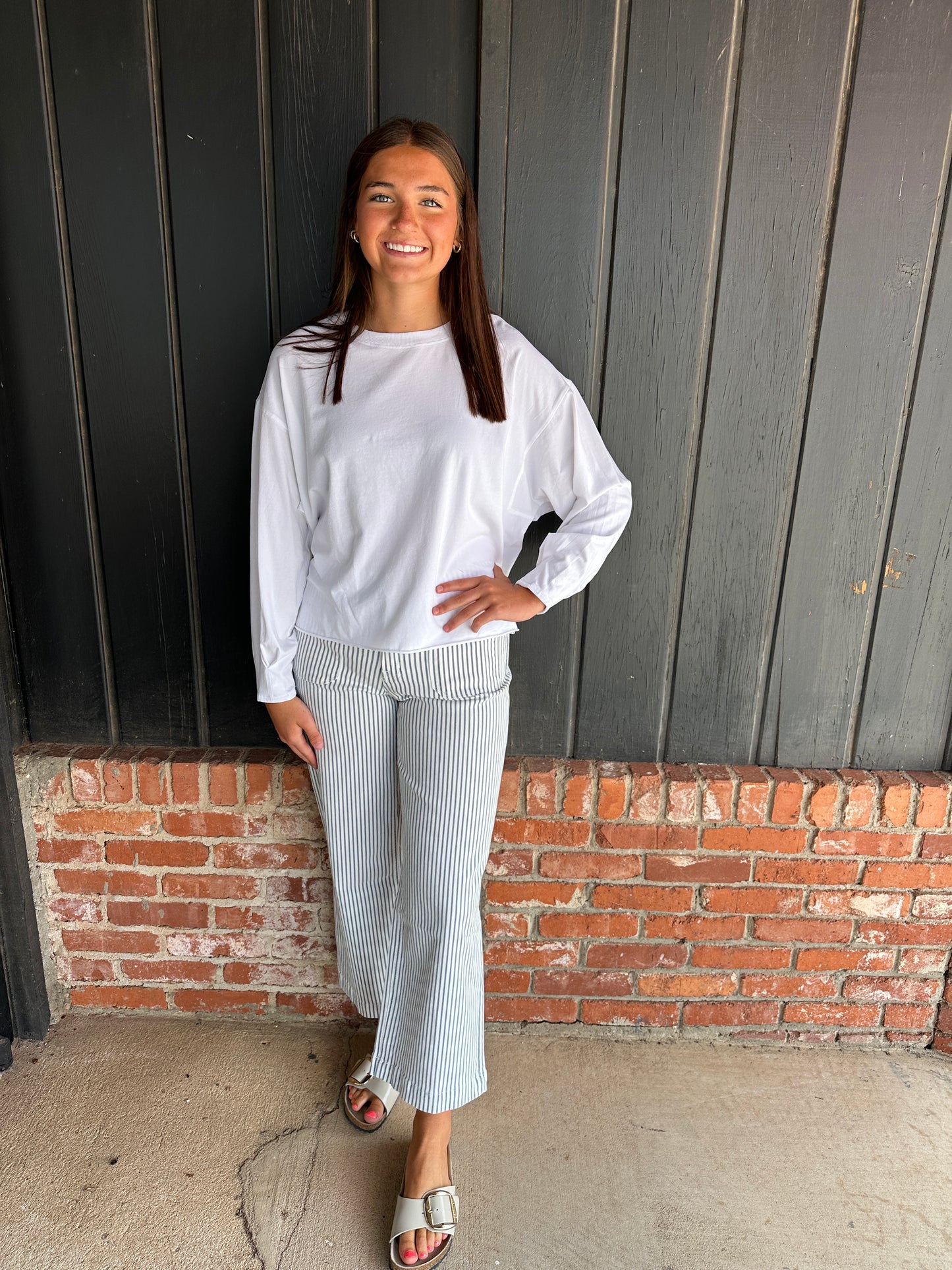 White Pima Cotton Mineral Luxe Tee