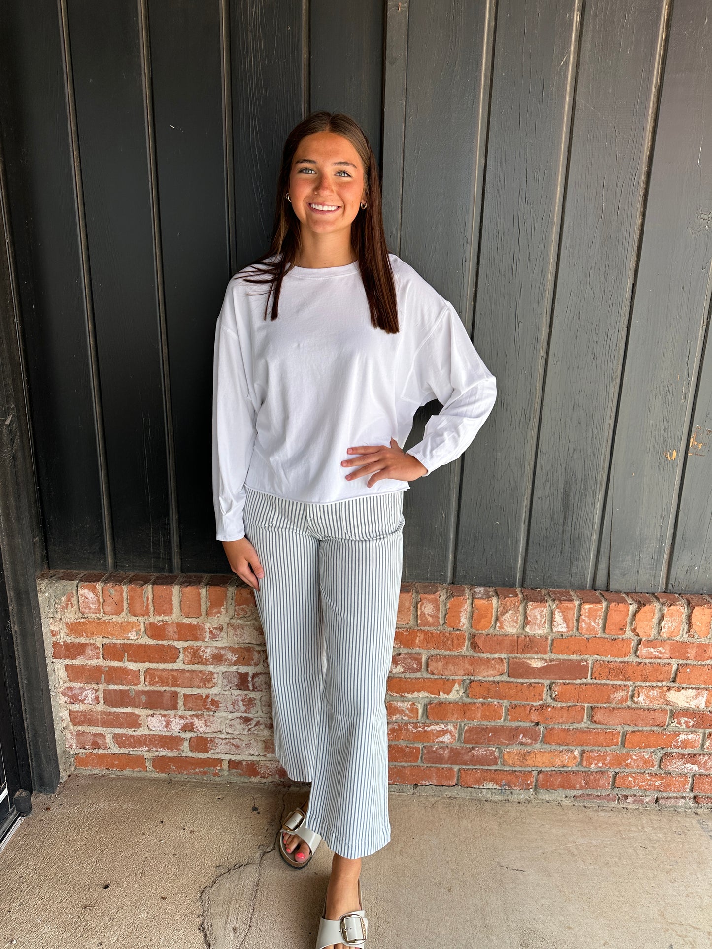 White Pima Cotton Mineral Luxe Tee