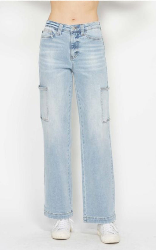 Judy Blue High Waist Cargo Jeans