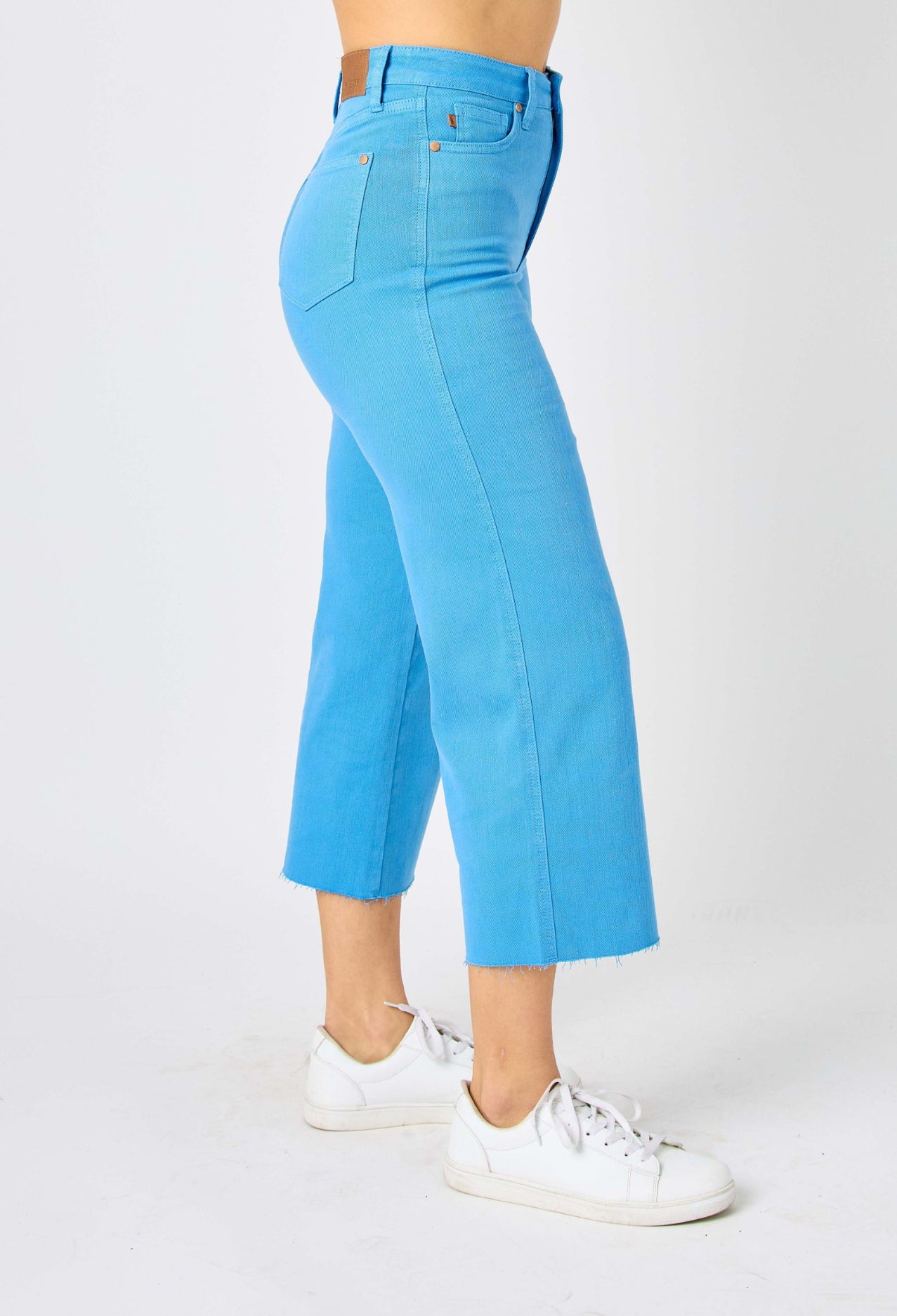 Sky Blue Judy Blue - Tummy Control - Crop Wide