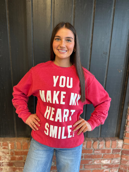 You Make My Heart Smile Crewneck