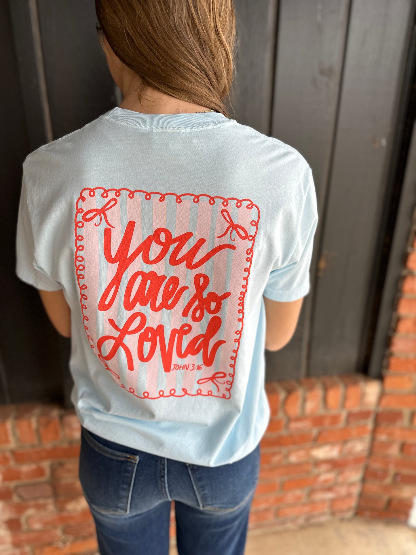 You Are So Loved | Chambray | Short Sleeve Tee