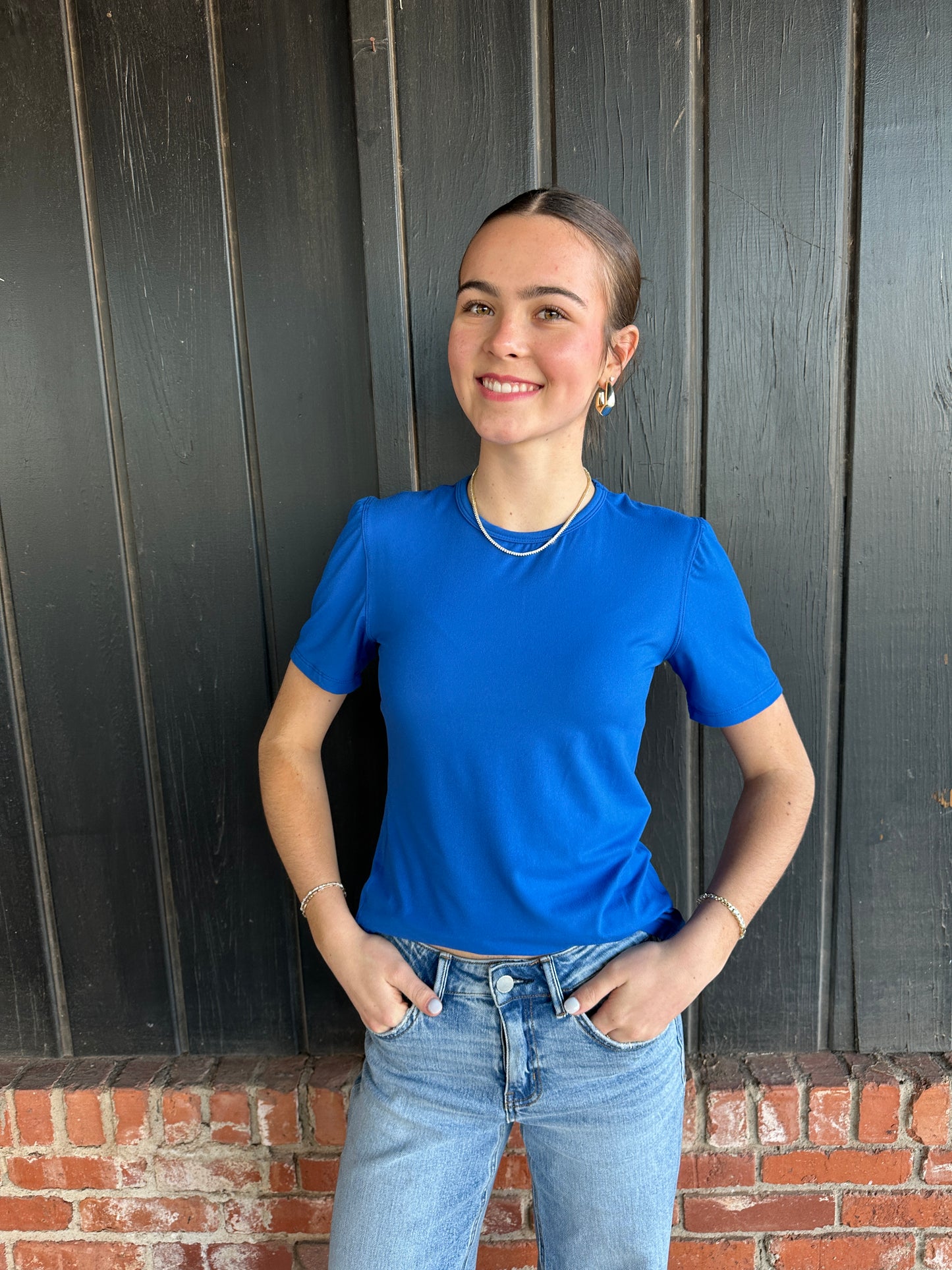 Sapphire Second Skin Crew neck tee