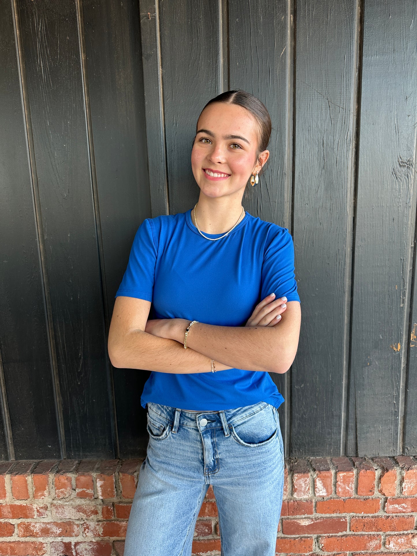 Sapphire Second Skin Crew neck tee