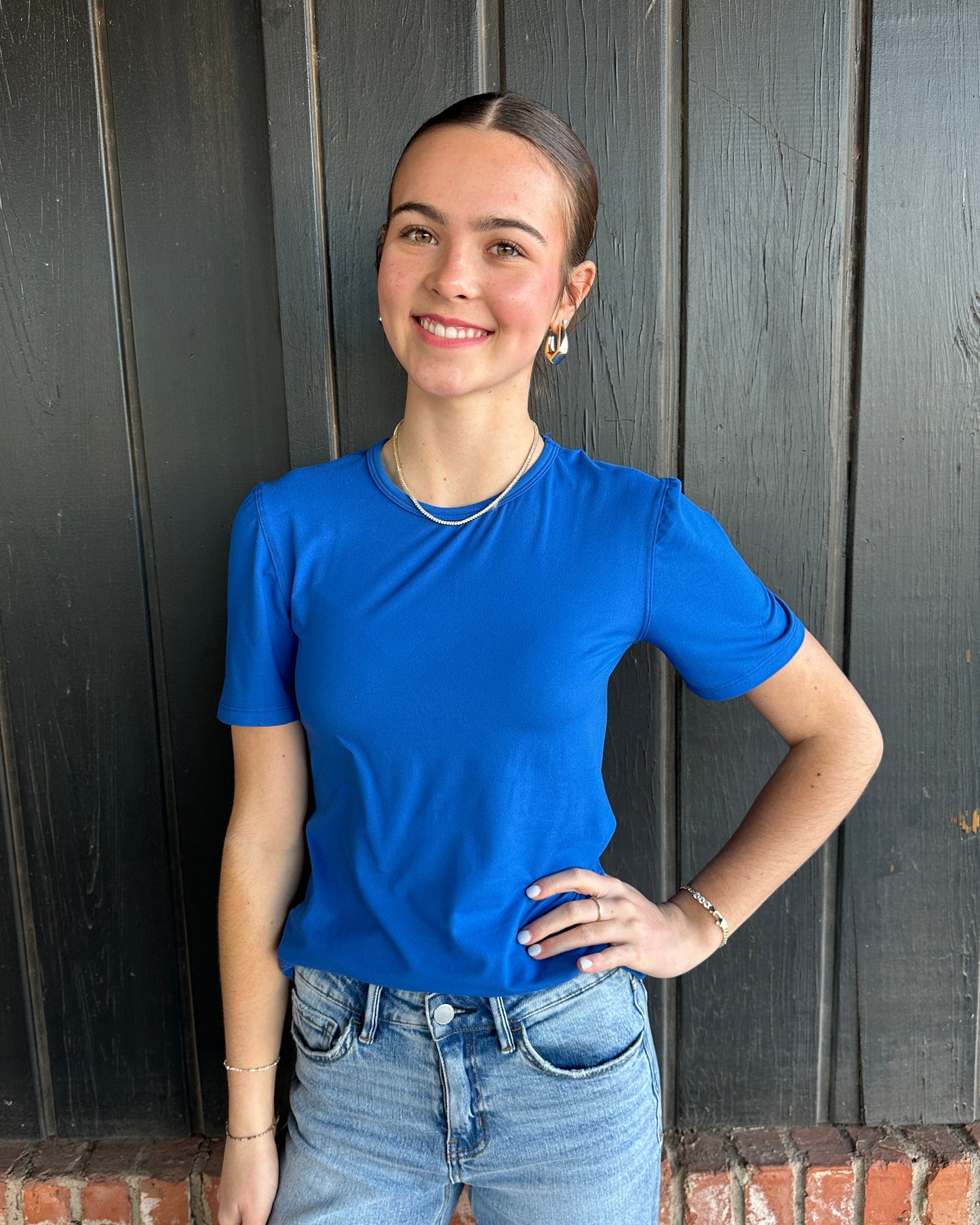 Sapphire Second Skin Crew neck tee