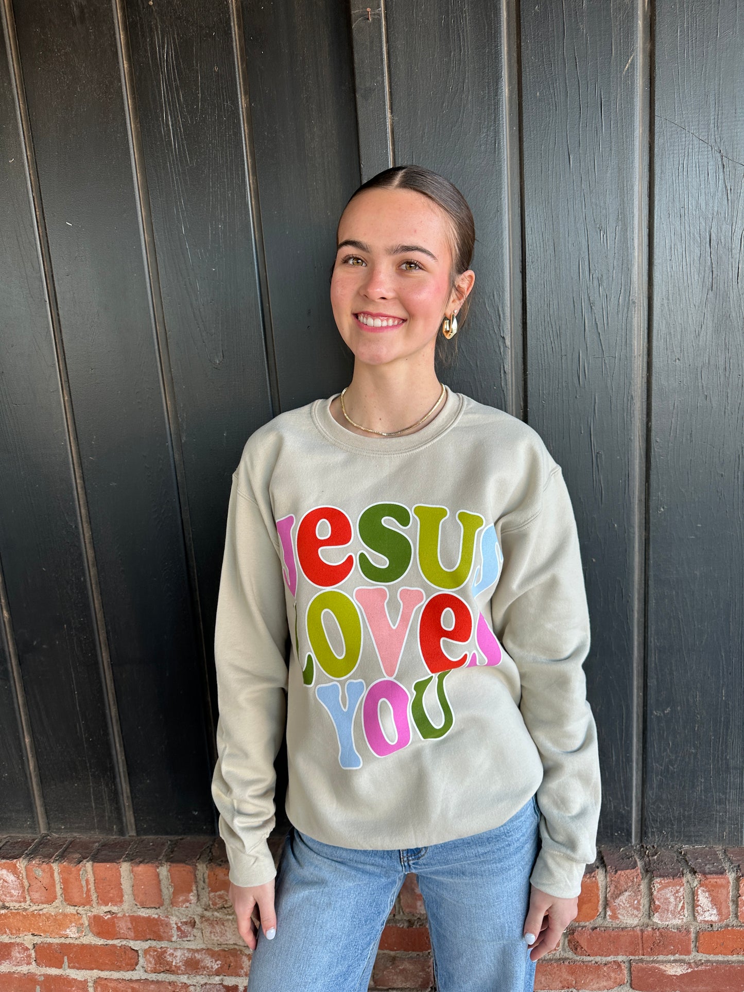 Jesus Loves You sweatshirt
