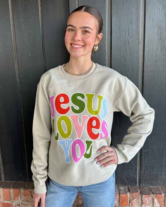 Jesus Loves You sweatshirt
