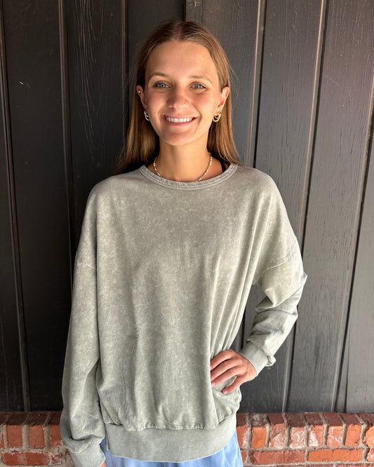 Moss Crewneck