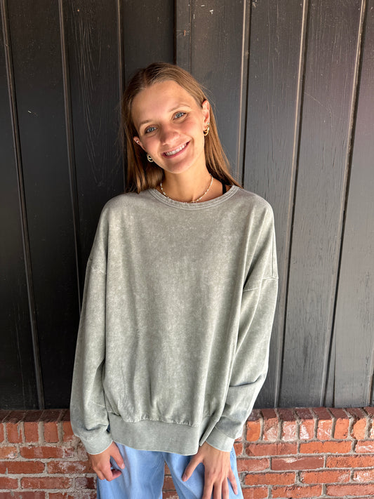 Moss Crewneck