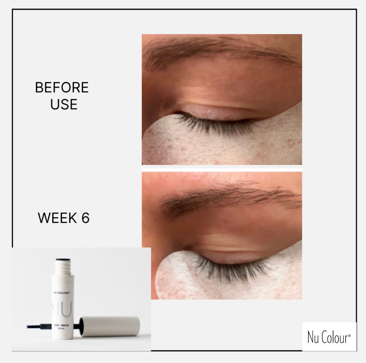 Nu Colour Lash and Brow Serum - GET A FREE MASCARA with purchase