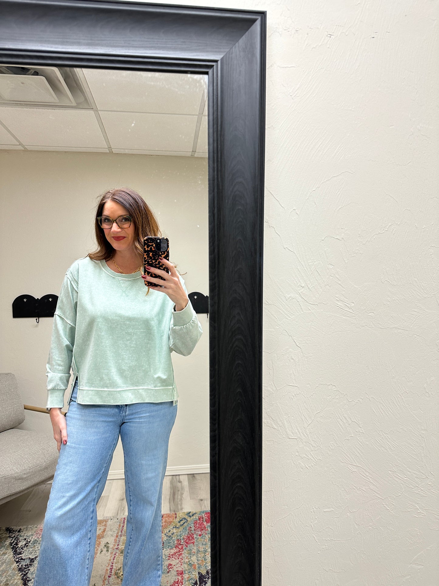 Dusty Mint Crewneck