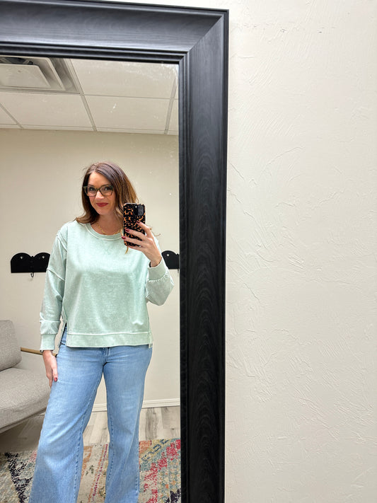 Dusty Mint Crewneck