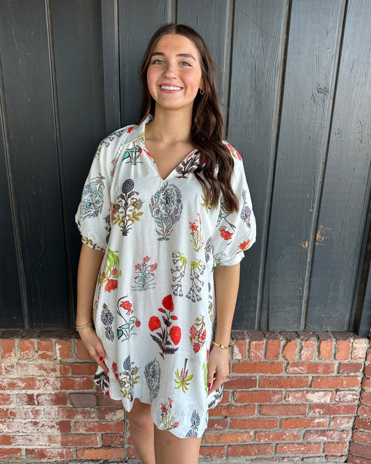 The Molly Floral Mix Dress