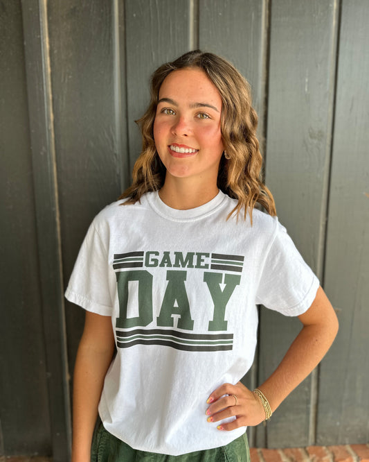 Green Game Day Graphic Tee