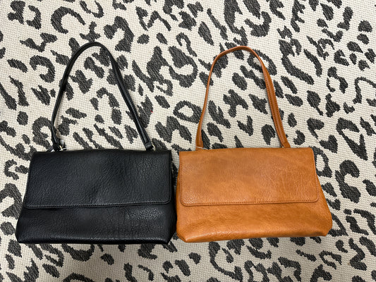 The Arden Slip Top Handle Flap Bag