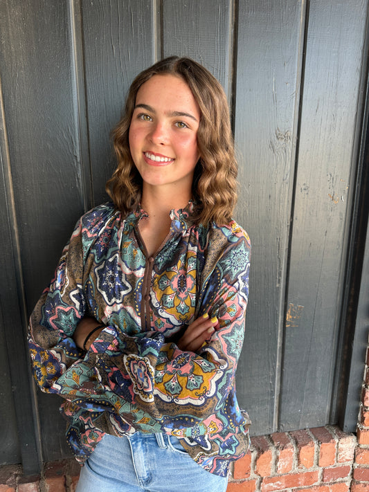 The Audrey Brown Mix Top