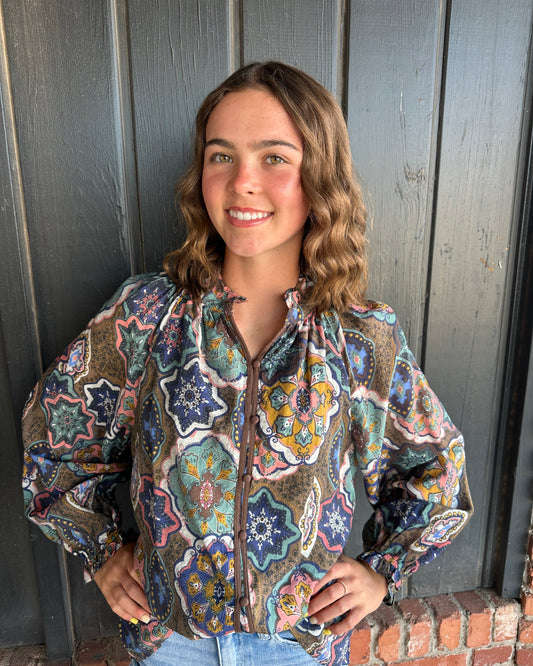 The Audrey Brown Mix Top