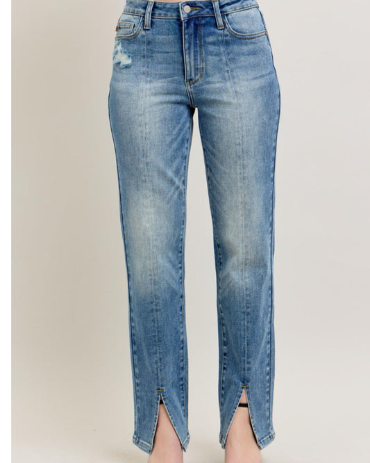 Judy Blue Vintage Front Front Seam Straight Jean