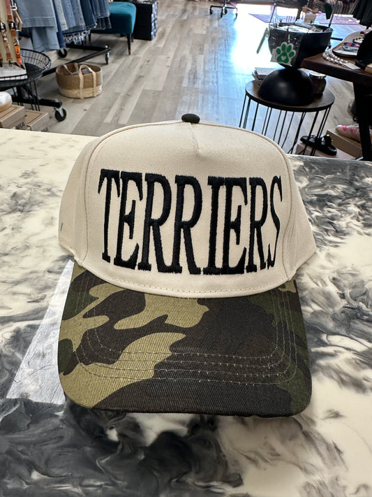 TERRIERS Camo Trucker Hat