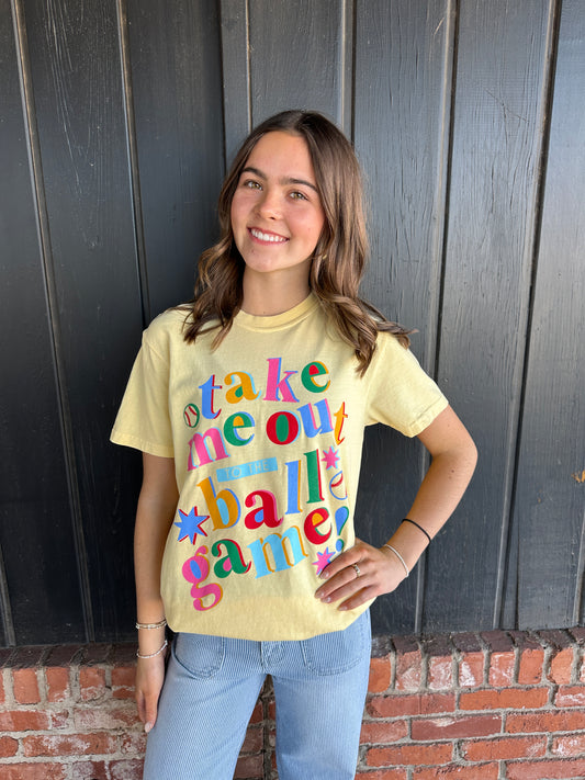 Take Me Out To The Ball Game Tee