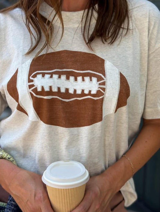 FOOTBALL Boxy Boyfriend Fit Tee