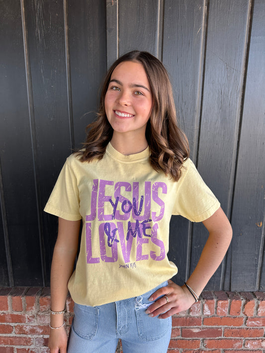 Jesus Loves You & Me Graphic Tee