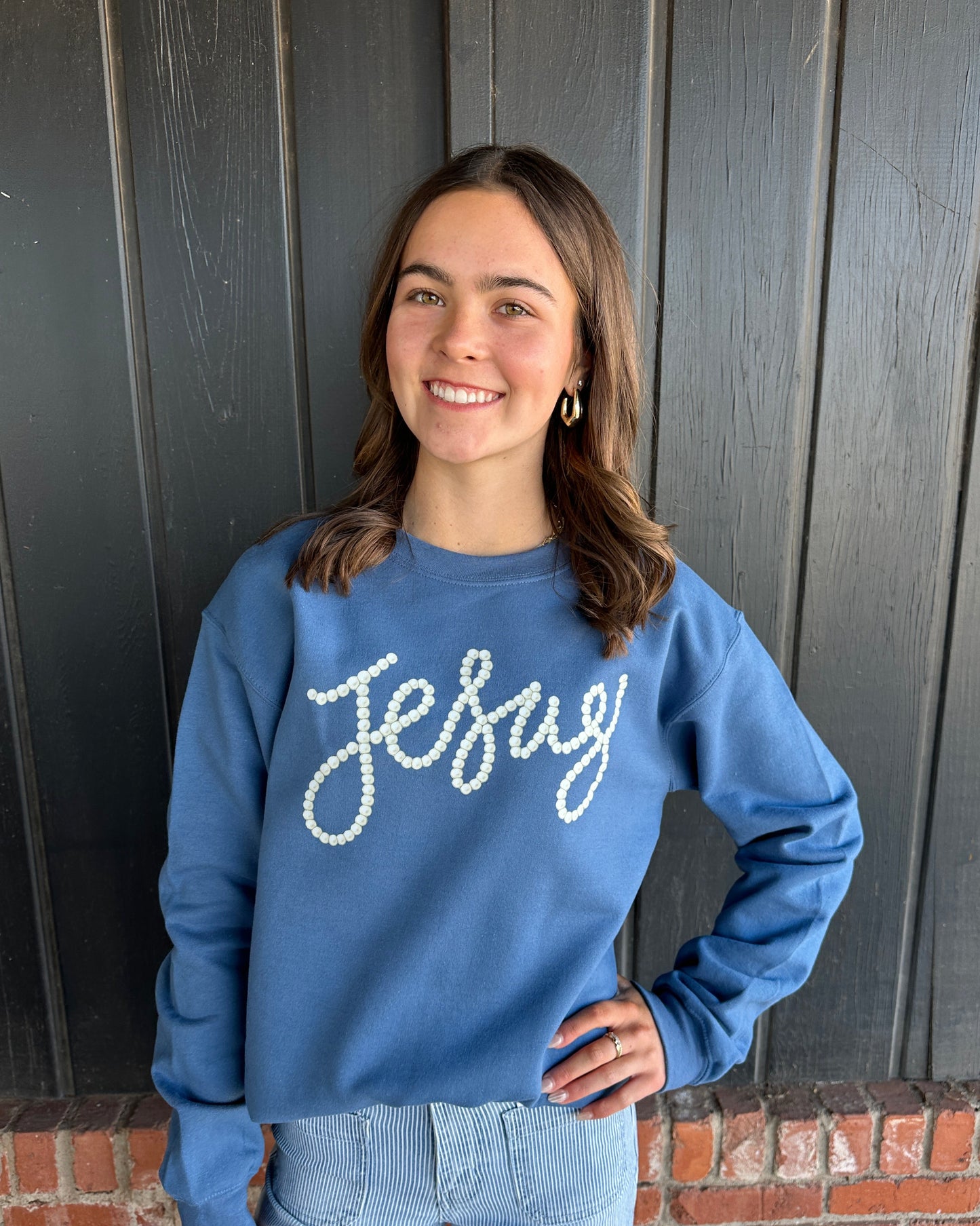 Jesus Pearls Sweatshirt