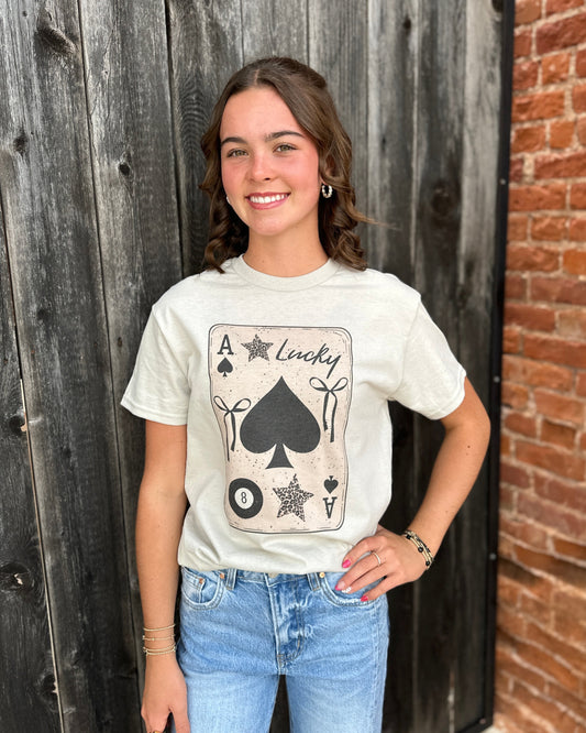 Ace of Spades Lucky Graphic tee