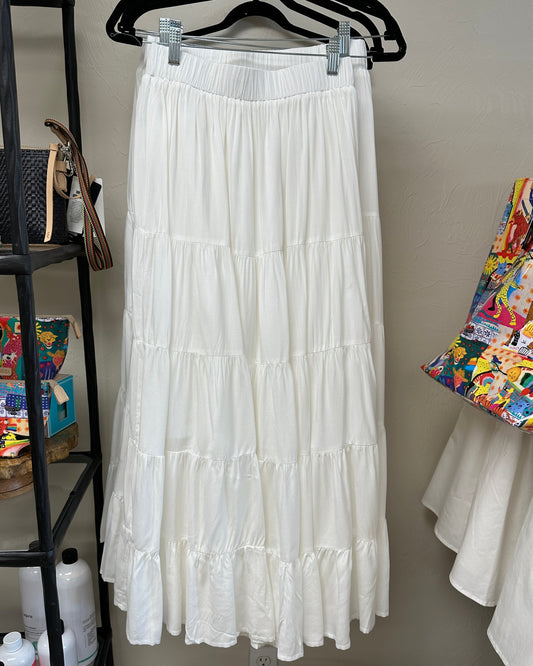 White Maxi Skirt
