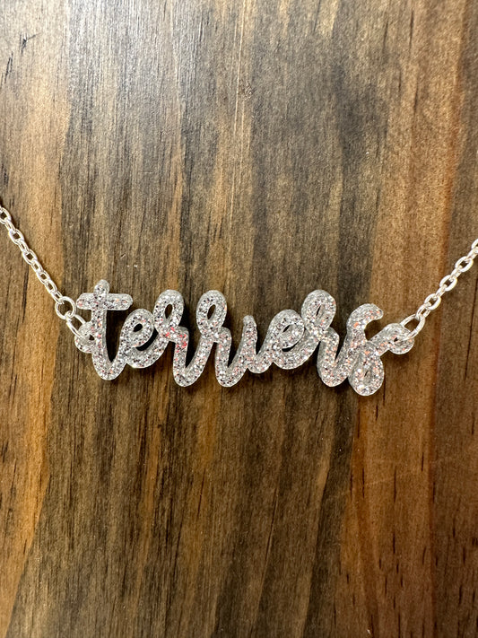 Acrylic TERRIER Necklace