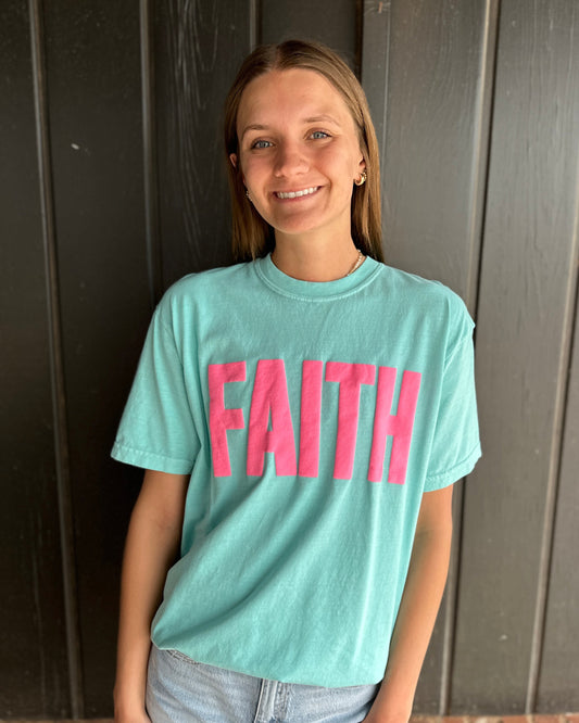 Aqua Puff Faith Tee