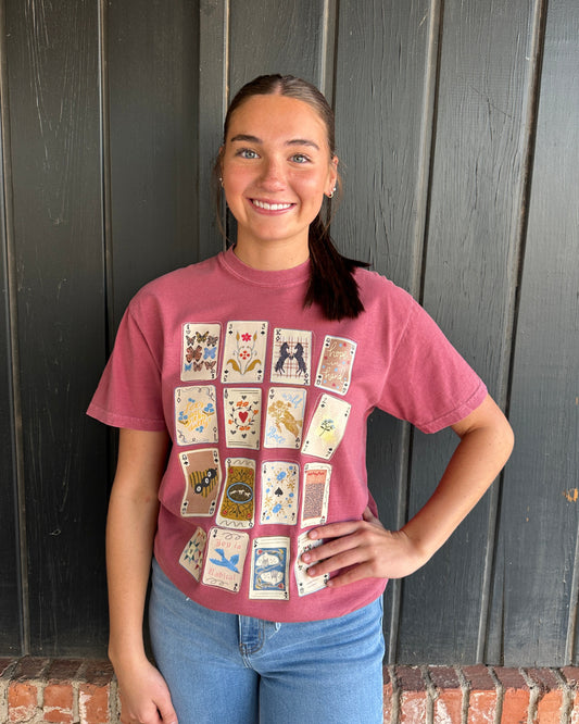Wild Game Playing Card  Graphic Tee
