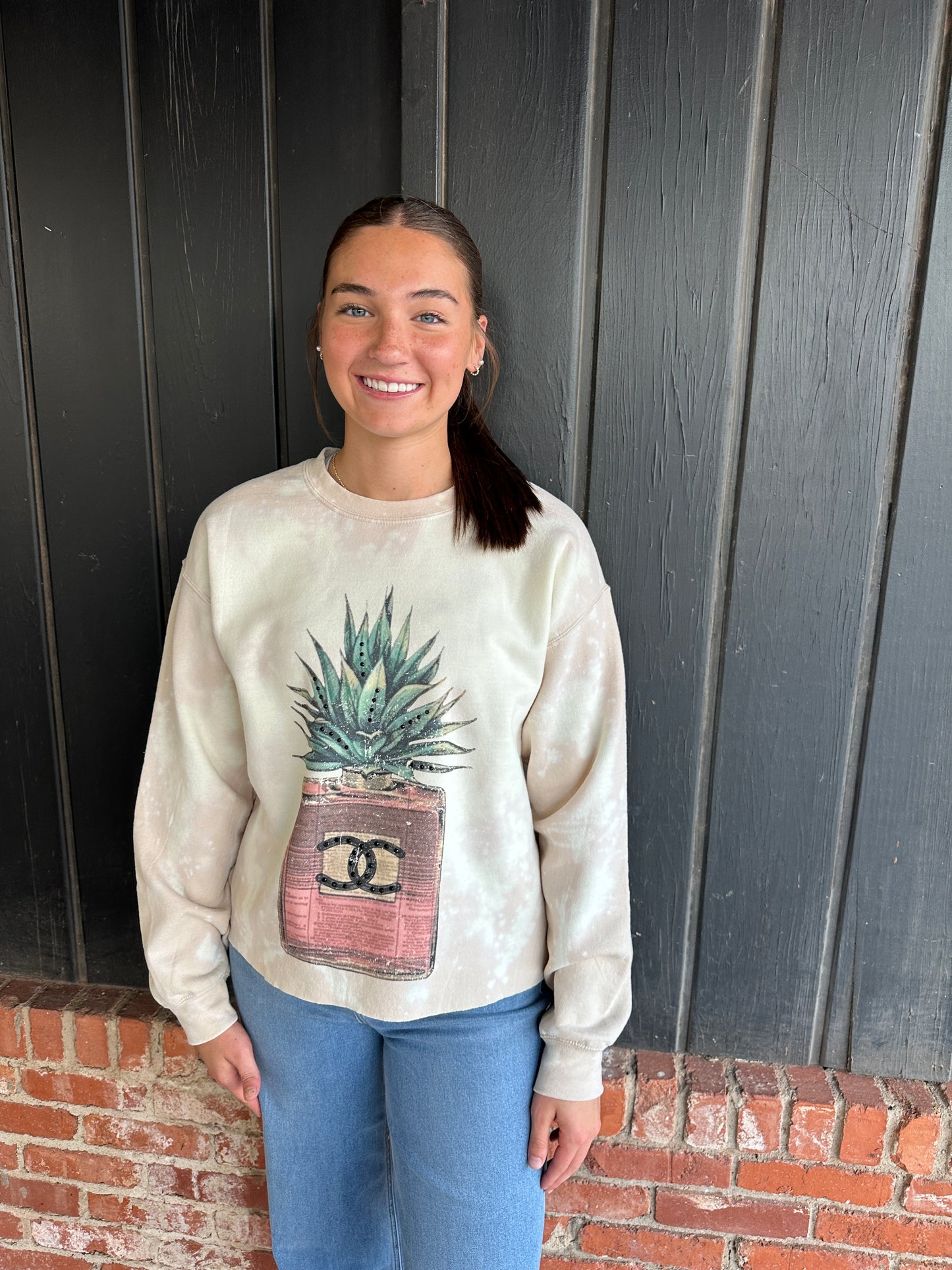 Agave Glitz Crewneck