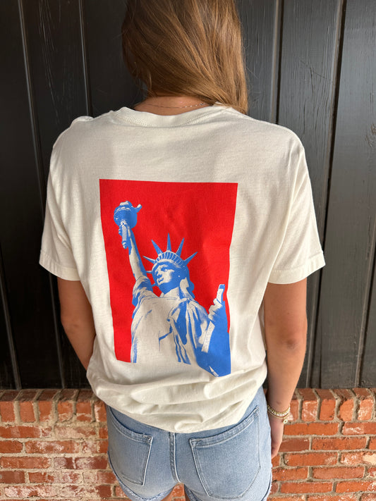 Sweet Lady Liberty Graphic Tee